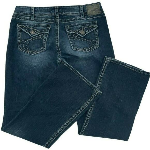 Silver Jeans Suki Surplus Men Sz W36/L34 Bootcut Light Wash Button Pockets Denim - Picture 4 of 10